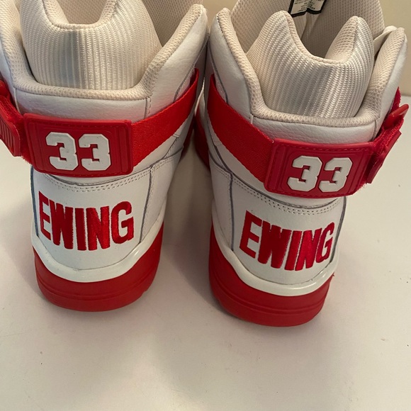 Ewing Athletics Shoes | Ewing Athletics 33 Hi Orion Whitered Size 13 Mint Condition | Color: Red/White | Size: 13 | Waynefowler886's Closet